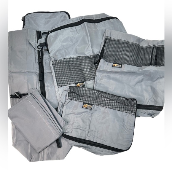 Gorilla Grip 6 piece set travel Packing Cubes - Picture 6 of 16